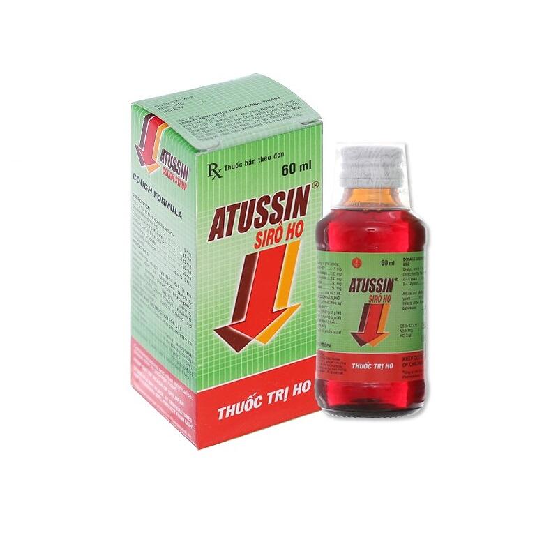 Siro ATUSSIN Trị Ho Trong Bệnh Lý Hô Hấp | 60ml.