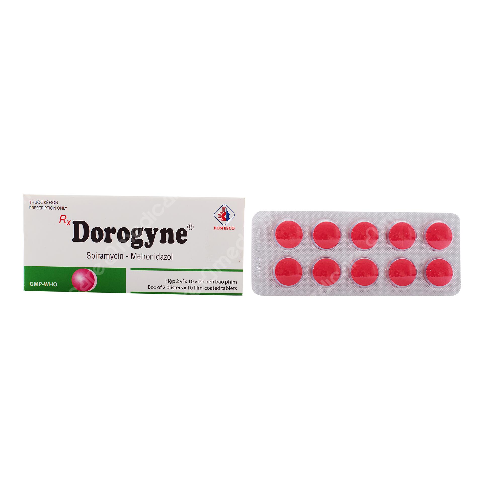 Thuốc Dorogyne thuộc nhóm thuốc kháng sinh được sử dụng thường xuyên trong ngành nha khoa giúp giảm bớt các cơn đau răng và hạn chế nhiễm trùng. Bài viết dưới đây sẽ cung cấp đến bạn đọc các thông tin đầy đủ hơn liên quan đến công dụng của thuốc Dorogyne cũng như chỉ định thuốc Dorogyne theo giải đáp từ các bác sĩ và dược sĩ.