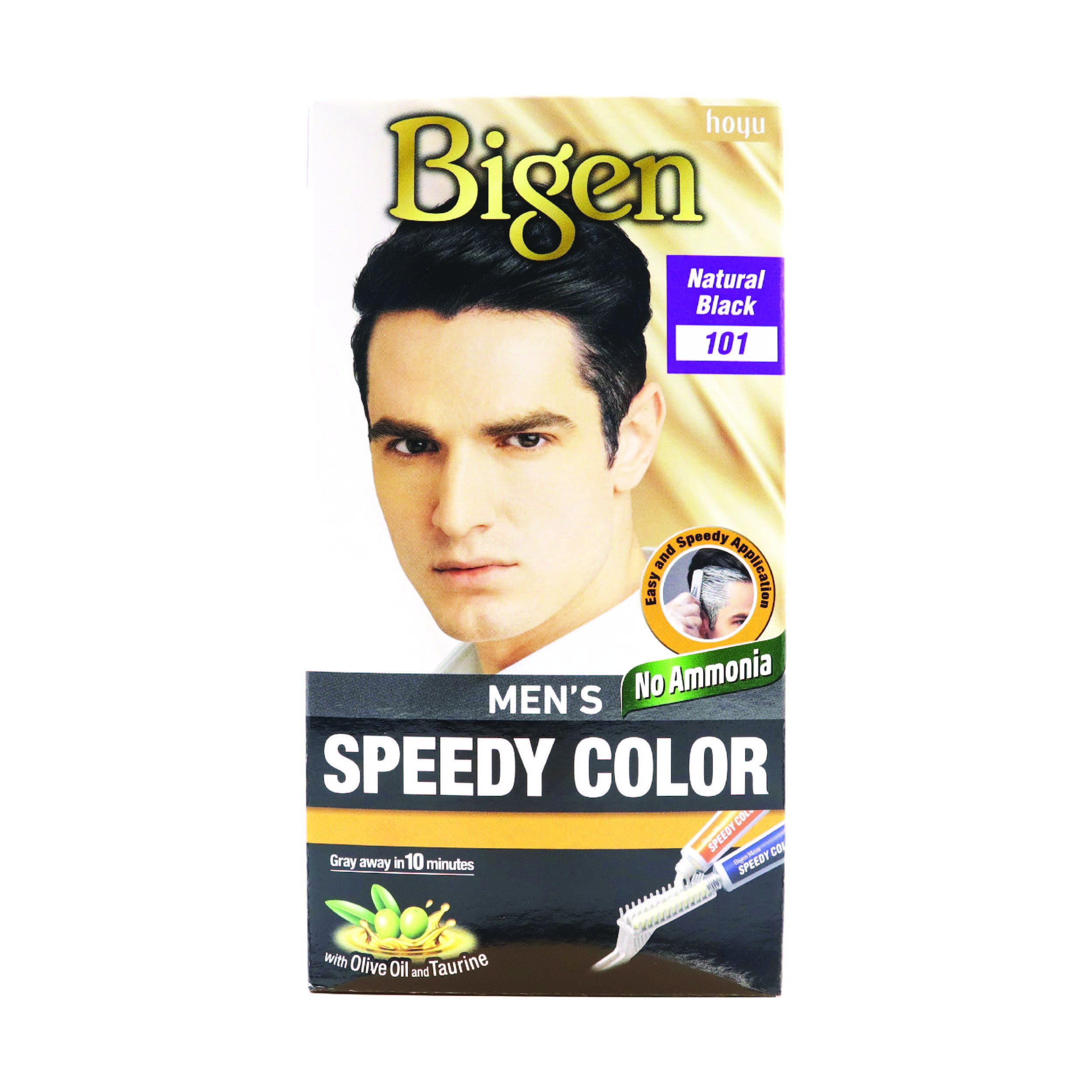 Kem Nhuộm BIGEN Speedy Nam 101 Đen Tự Nhiên | 80g