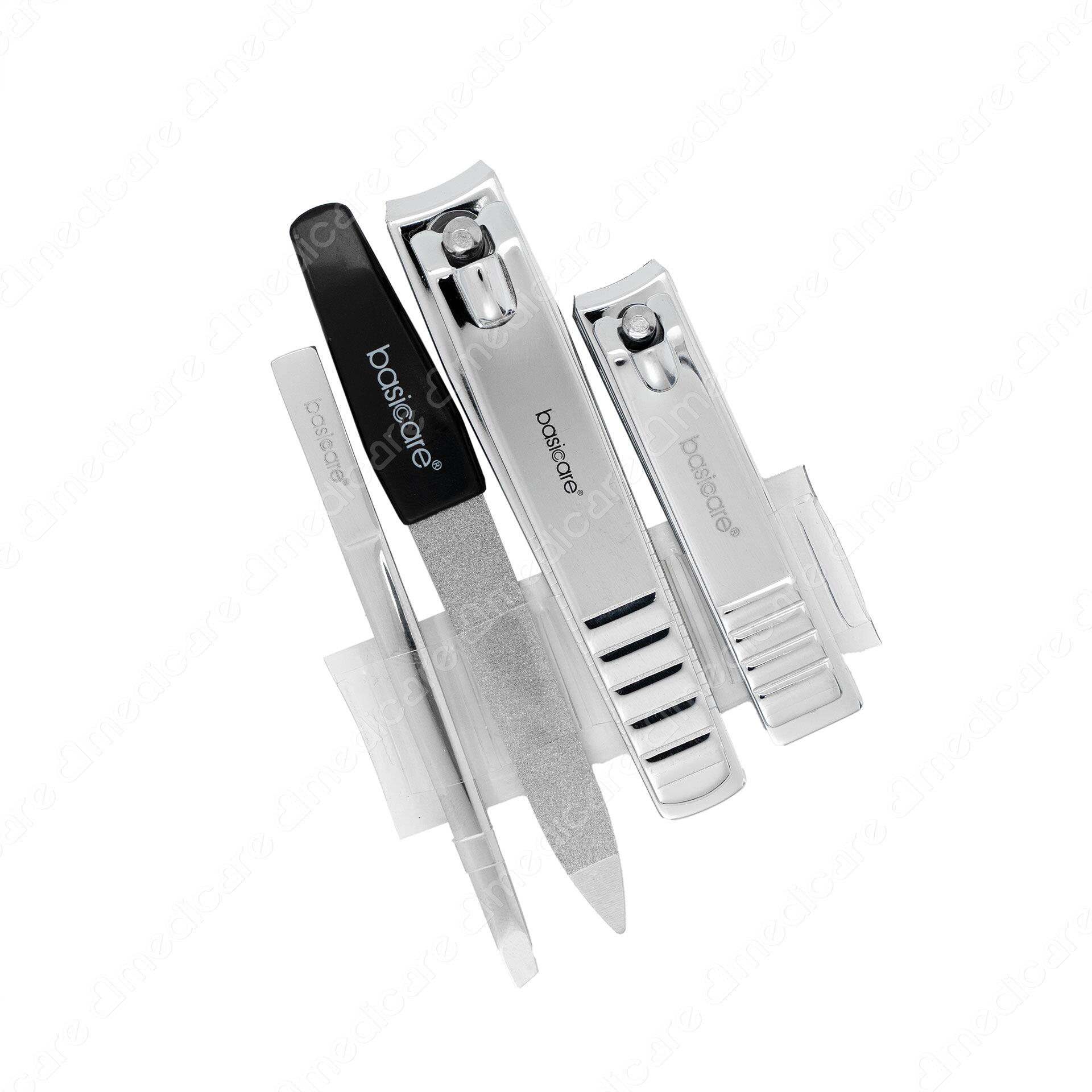 <a id="_heading=h.gjdgxs"></a>Bộ Chăm Sóc Mini Cắt Móng, Nhíp Và Dũa BASICARE 1017 lưỡi kềm sắc bén giúp tỉa móng nhanh chóng và dễ dàng có dũa nhỏ và nhíp, tiện lợi thuận tiện.