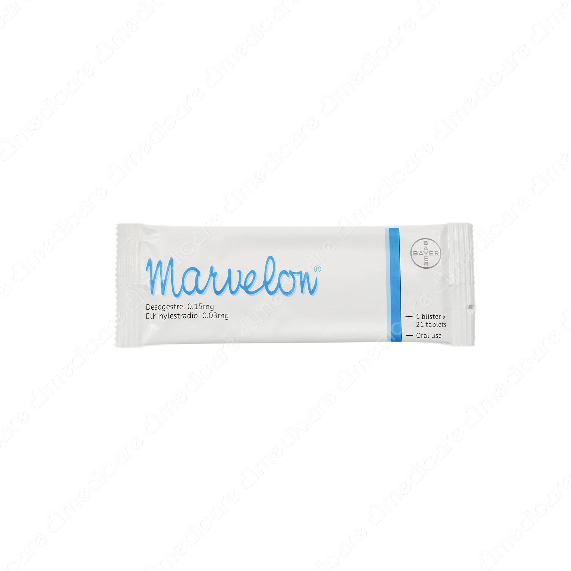 Marvelon được sản xuất bởi N.V.Organon, với thành phần chính desogestrel và ethinylestradiol, là thuốc dùng để tránh thai.