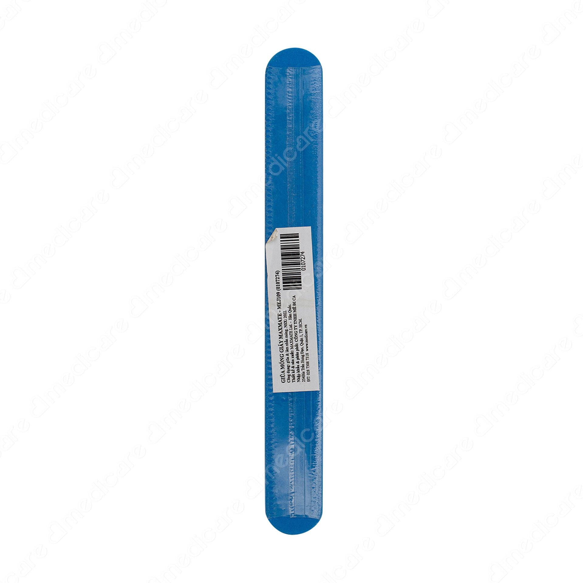 Giũa Móng Giấy MAXMATE Màu Xanh<p><strong> </strong></p>dùng để giũa móng. Sản phẩm tiện lợi, gọn gàng dễ dàng mang đi nhiều nơi. 