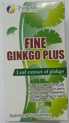Viên Uống FINE JAPAN GinkgoPlus Giúp Tăng Cường Tuần Hoàn Máu Não | Hộp 400 viên