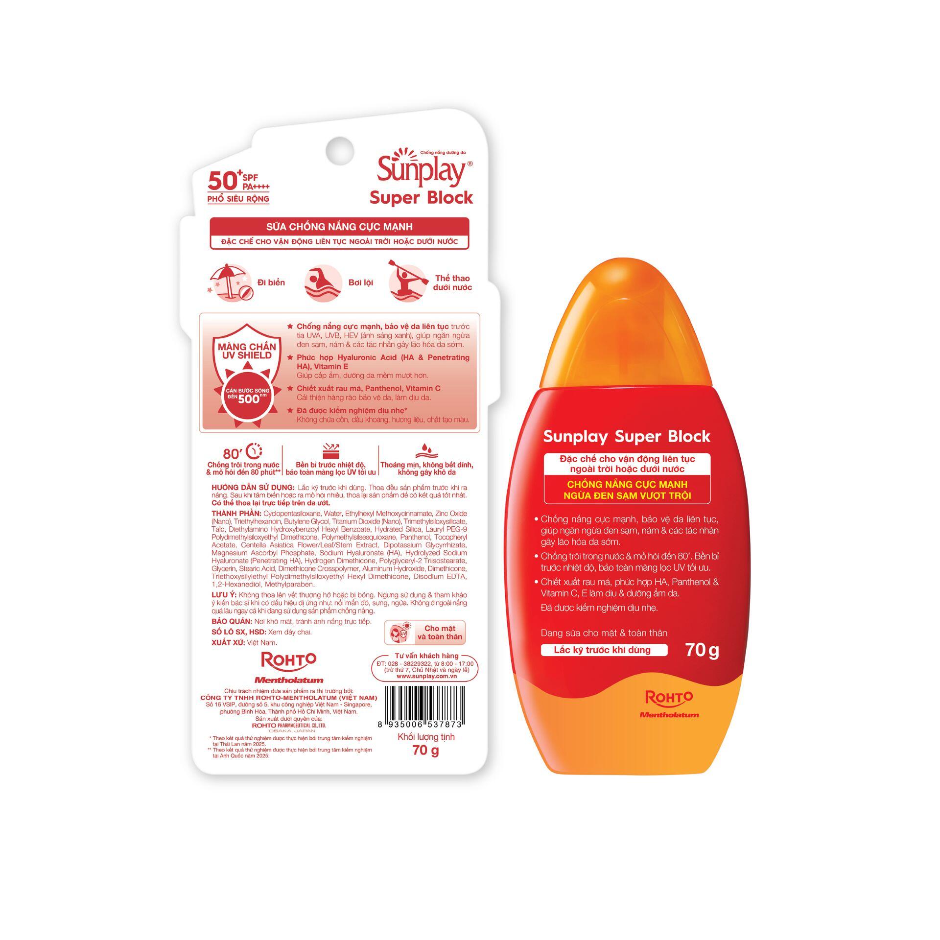 Vui lòng tham khảo thông tin trên bao bì sản phẩm