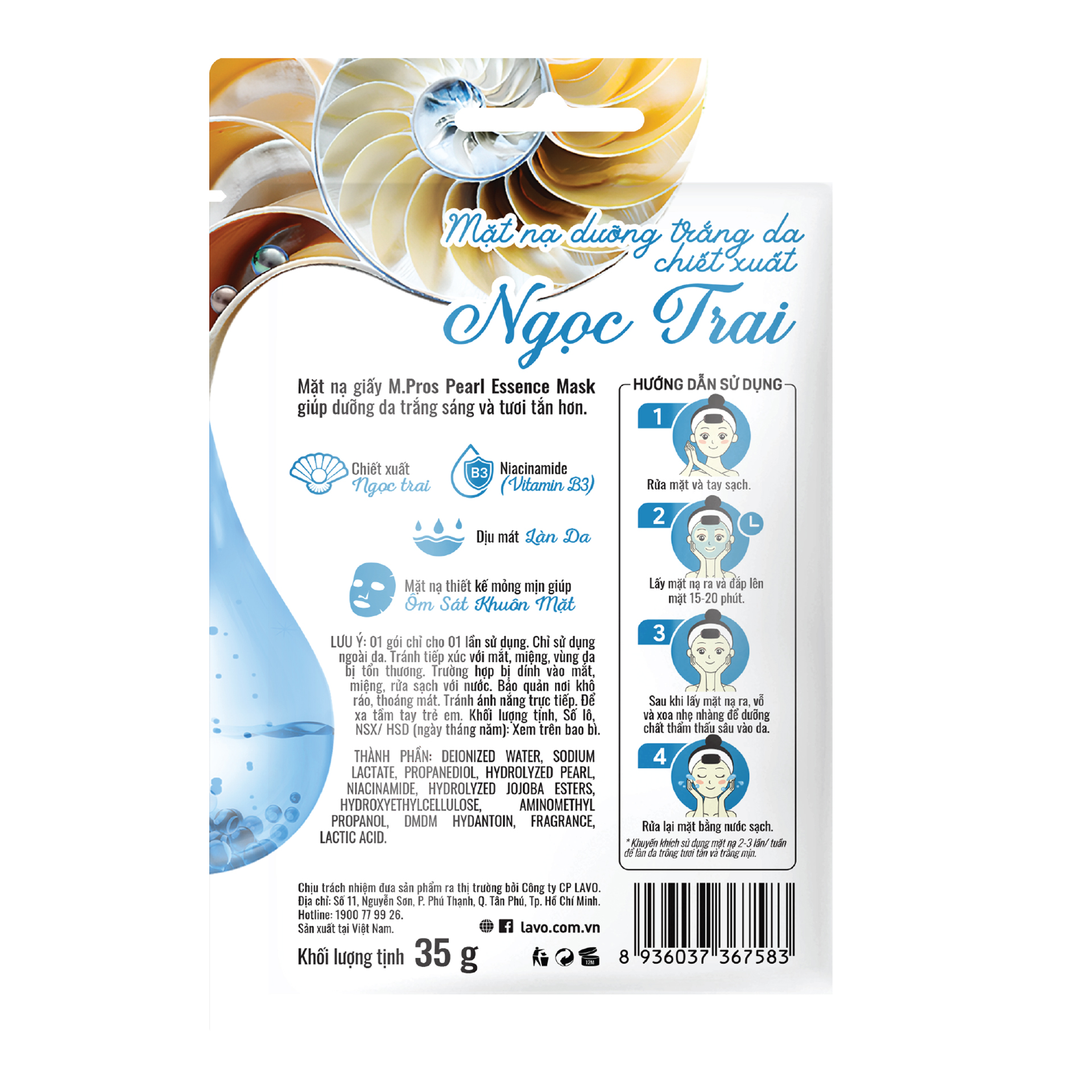 Vui lòng tham khảo thông tin trên bao bì sản phẩm