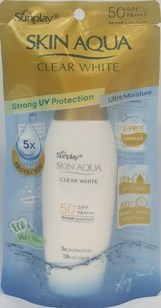 Sữa Chống Nắng SUNPLAY Skin Aqua Clear White SPF50+ PA++++ | 55g