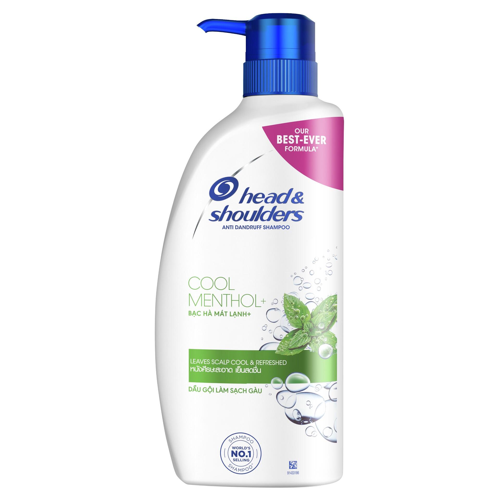 Dầu Gội HEAD & SHOULDERS Sạch Gàu Bạc Hà Mát Rượi | 850ml