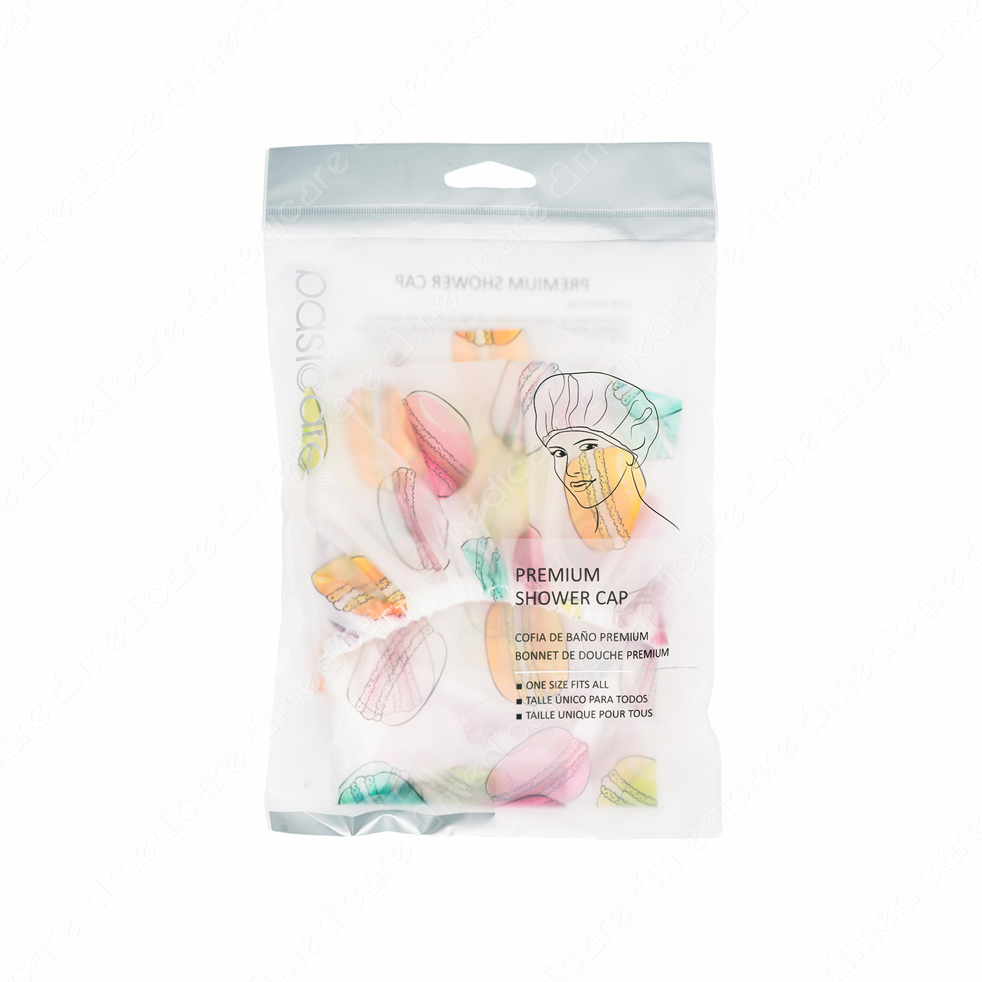 Mũ Tắm BASICARE Bánh Macaron 2331