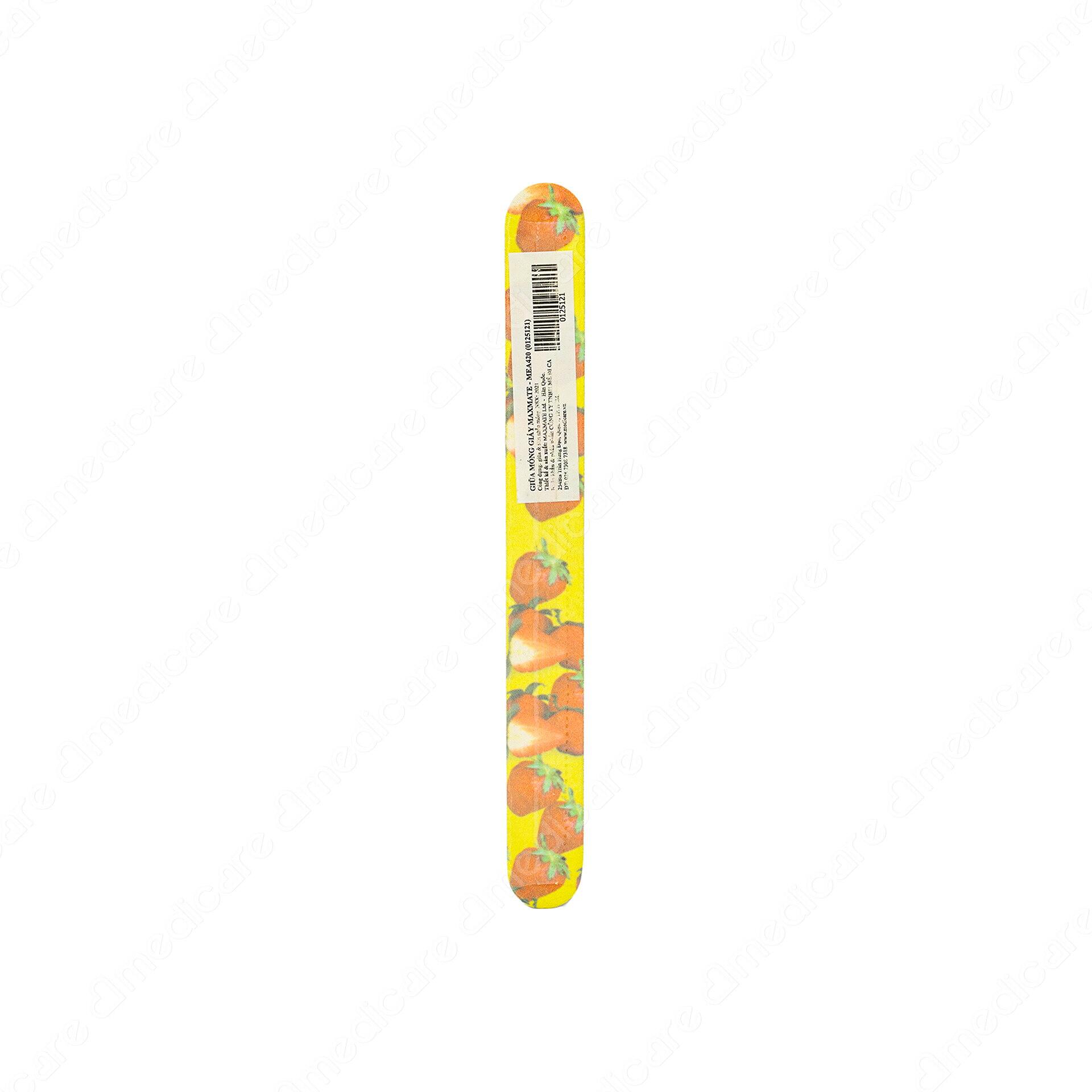 Giũa Móng Giấy MAXMATE Hình Trái Dâu<p><strong> </strong></p>dùng để giũa móng. Sản phẩm tiện lợi, gọn gàng dễ dàng mang đi nhiều nơi. 