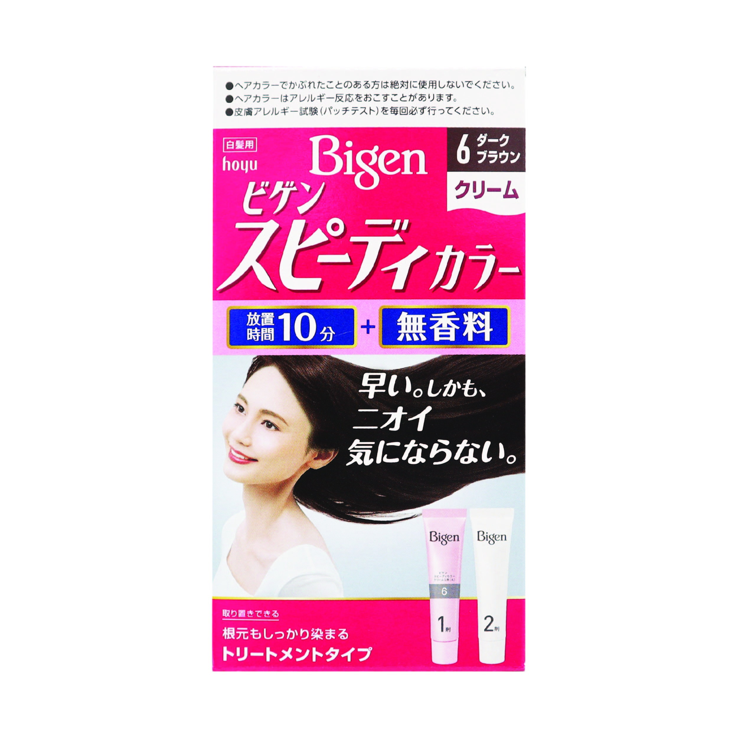 Kem nhuộm BIGEN Speedy # 6 Nâu Đen | 80g