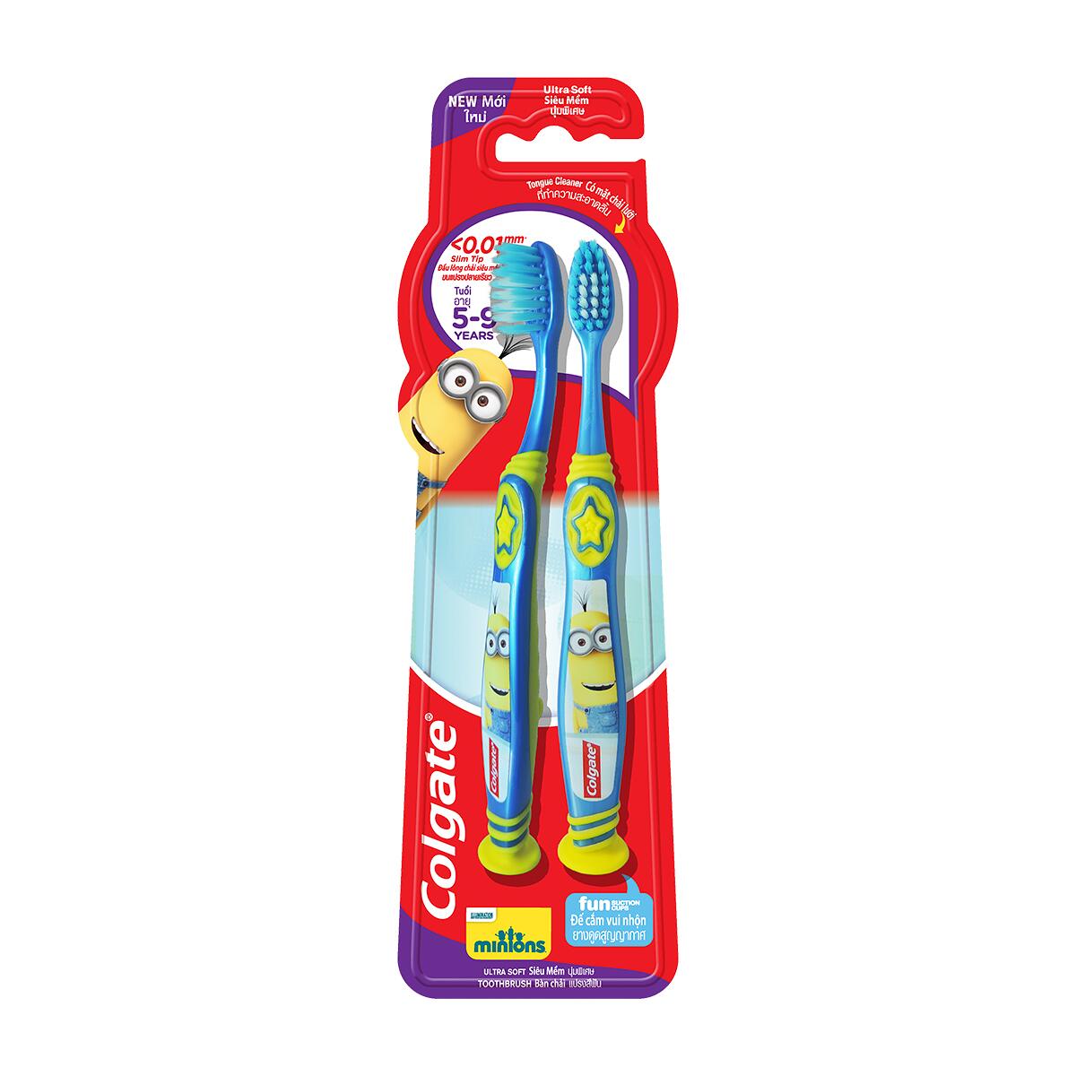 Bàn Chải Đánh Răng COLGATE Trẻ Em Minion bộ đôi