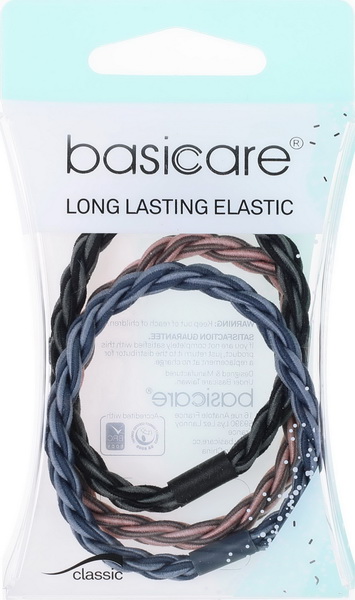 Dây Cột Tóc BASICARE 3758 gói 3 cái