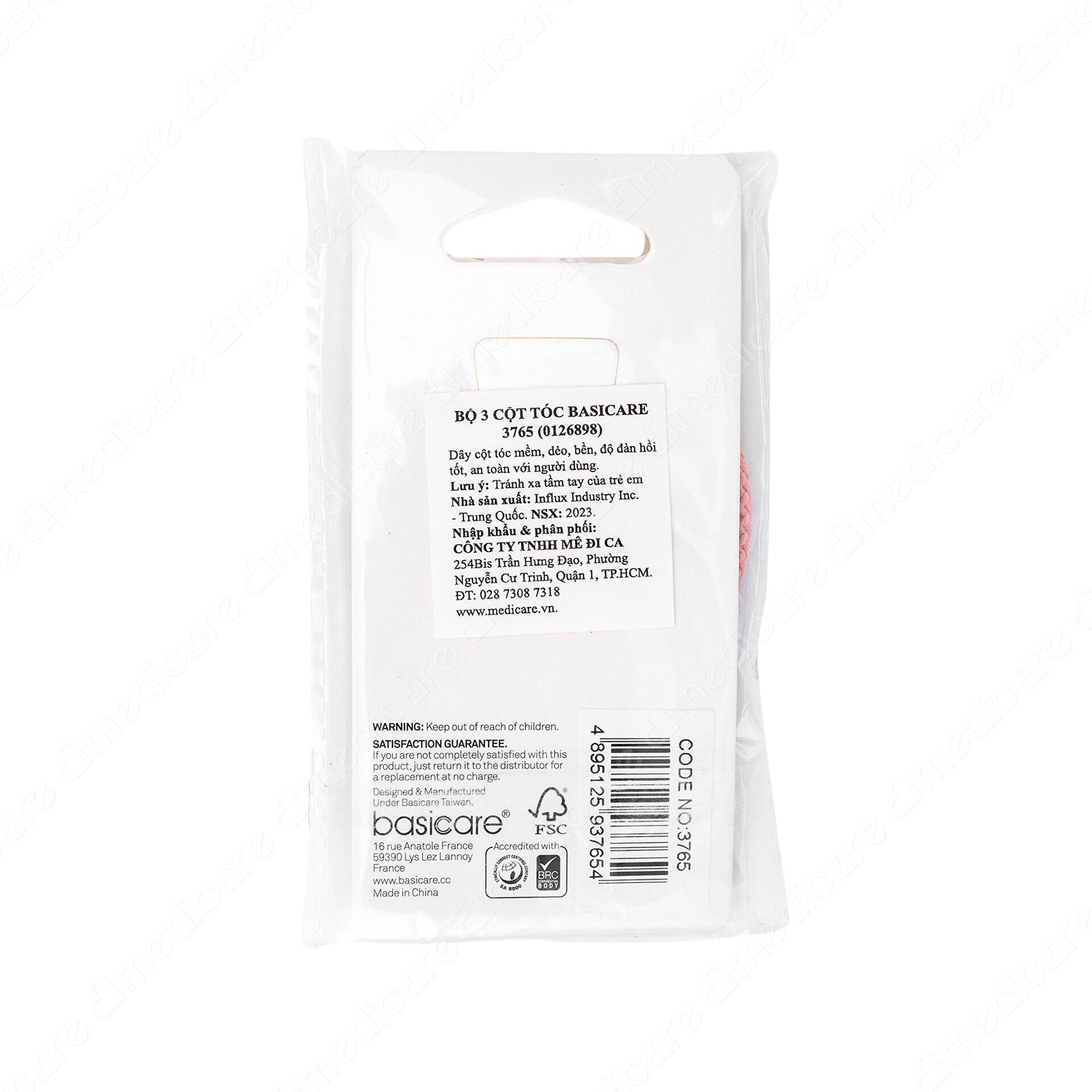 Dây Cột Tóc BASICARE mang lại sự tiện lợi trong quá trình sử dụng.