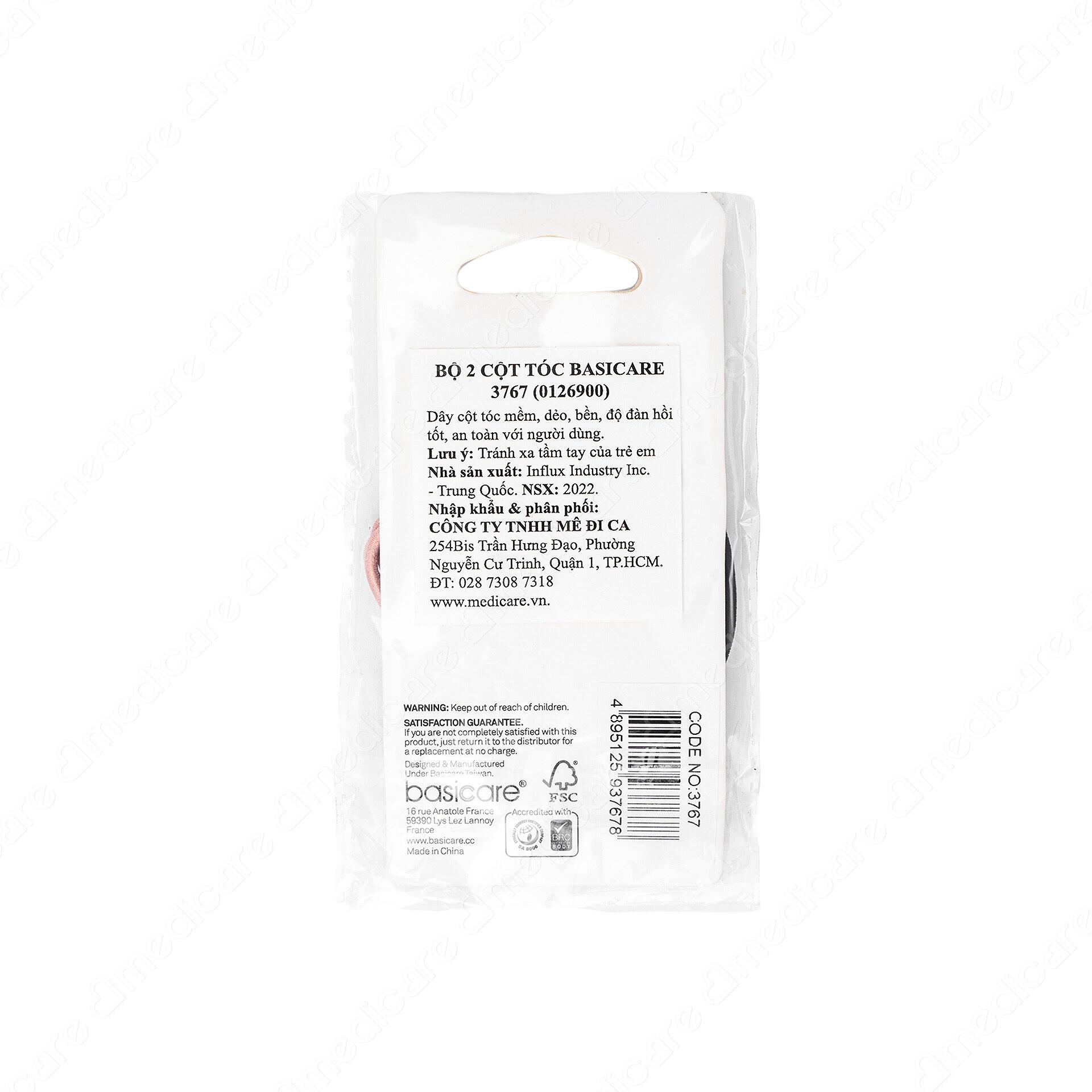 Dây Cột Tóc BASICARE mang lại sự tiện lợi trong quá trình sử dụng.