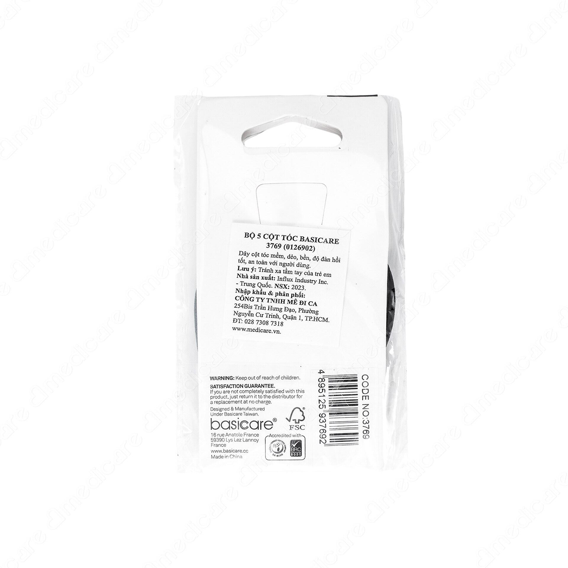 Dây Cột Tóc BASICARE mang lại sự tiện lợi trong quá trình sử dụng.