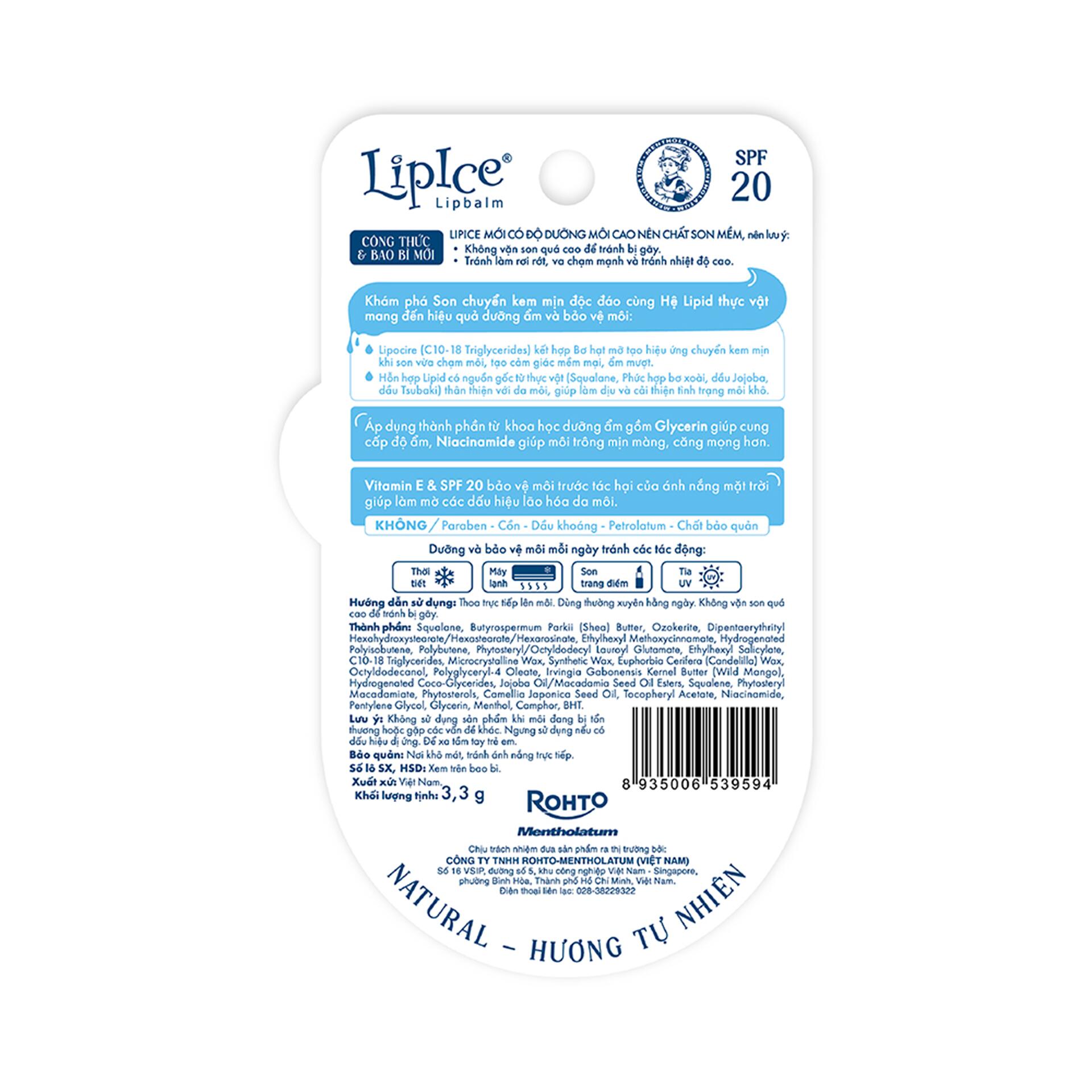 Vui lòng tham khảo thông tin trên bao bì sản phẩm