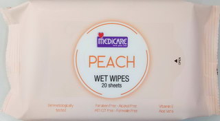 Khăn Ướt MEDiCARE Peach | Gói 20 tờ