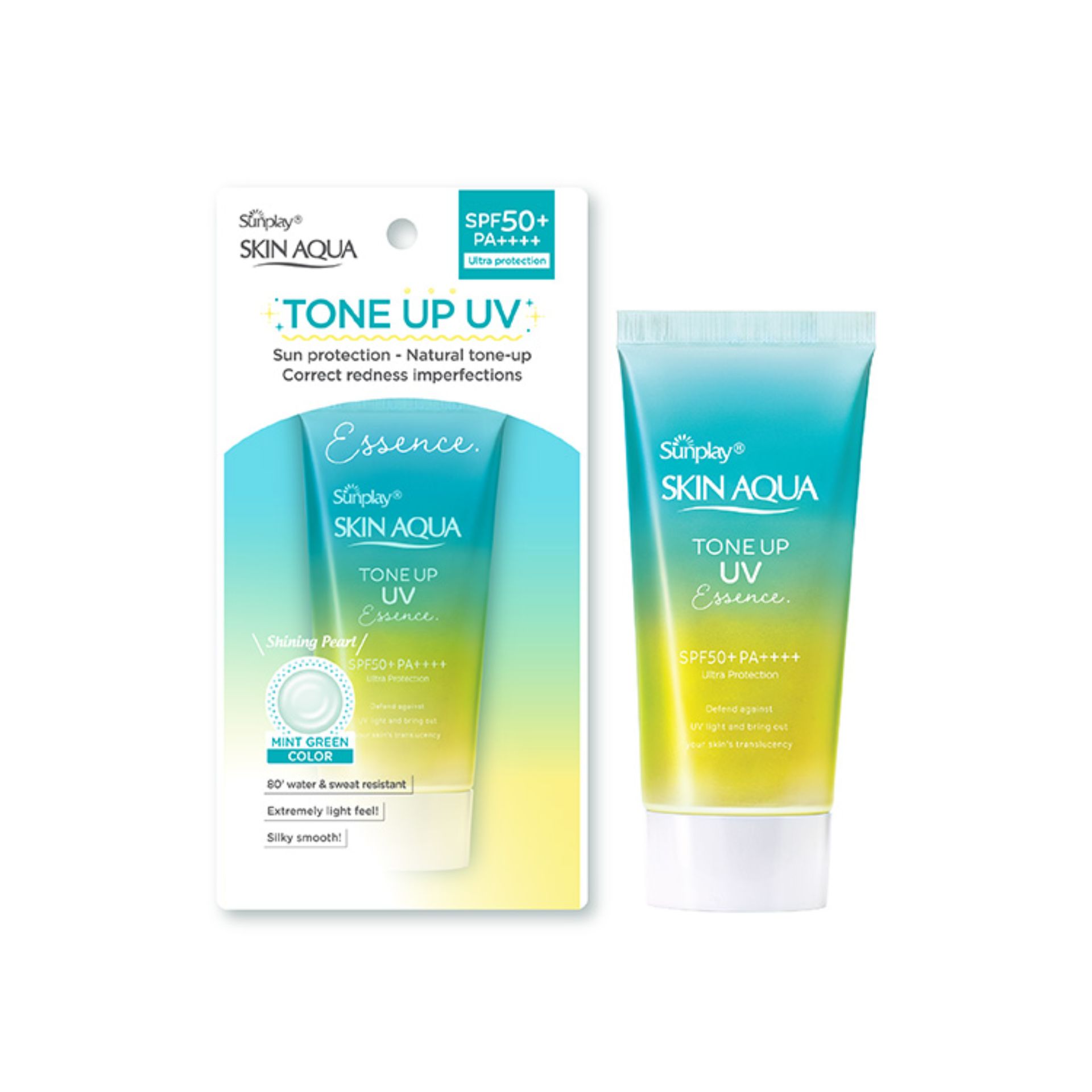 Tinh Chất Chống Nắng SUNPLAY Skin Aqua Tone Up UV Mint Green SPF50+ PA++++ | 50g