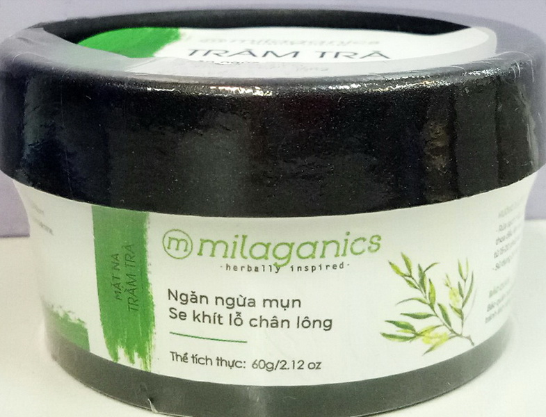 Mặt Nạ MILAGANICS Tràm Trà Ngừa Mụn | 60g