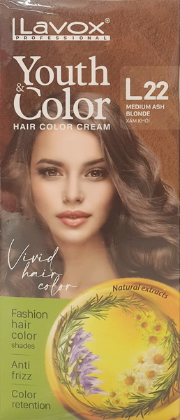 Kem Nhuộm LAVOX L22 Xám Khói | 60mlx2