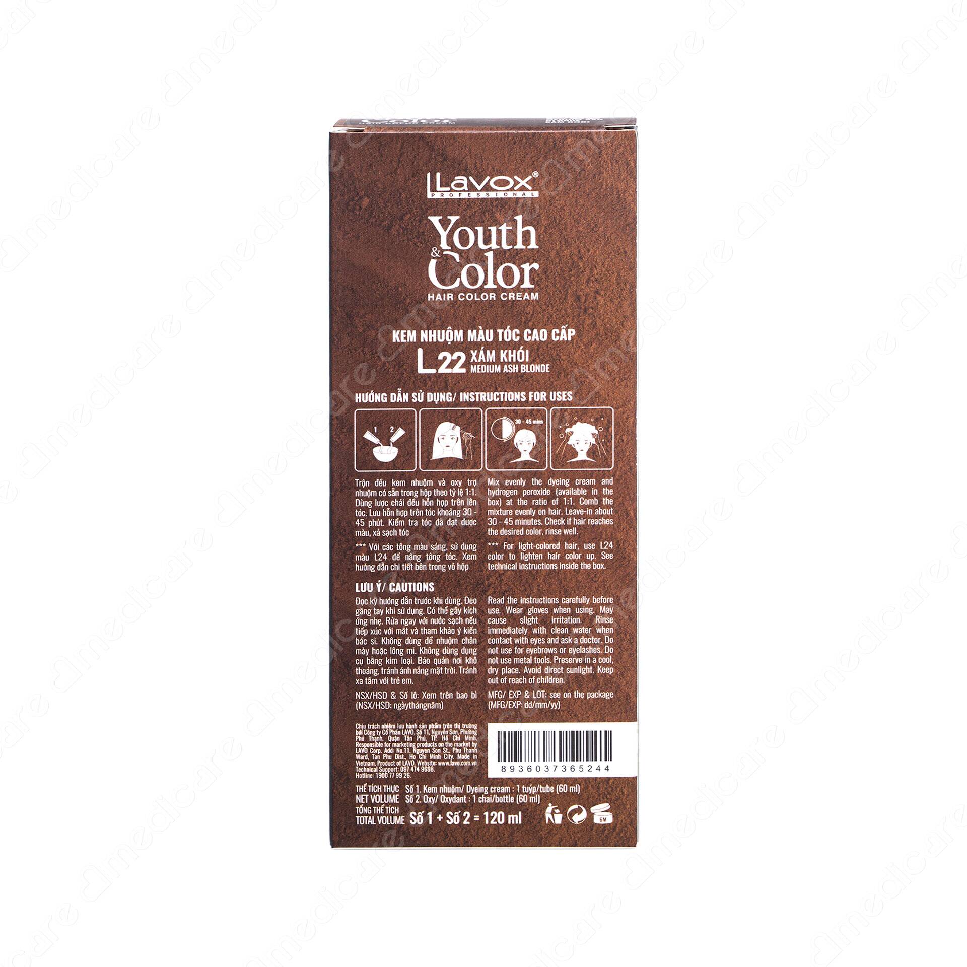 Vui lòng tham khảo thông tin trên bao bì sản phẩm