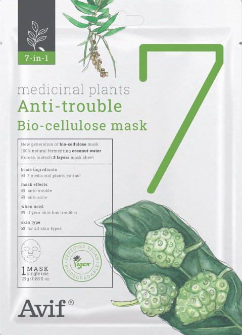 Mặt Nạ AVIF Anti-Trouble Bio Cellulose | 25g
