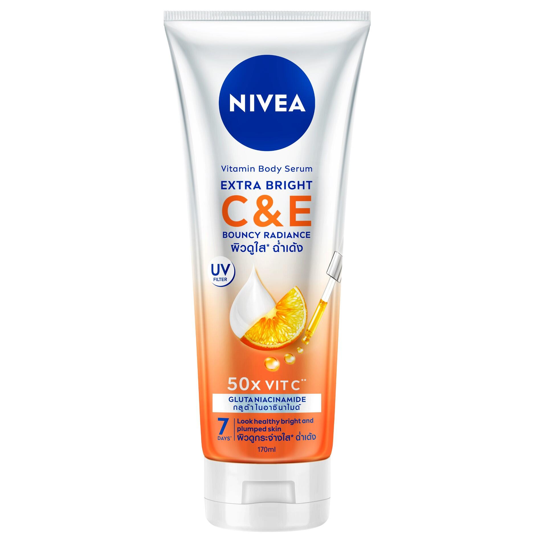 Sữa Dưỡng Thể NIVEA Vitamin Body Serum Extra Bright C & E | 170ml