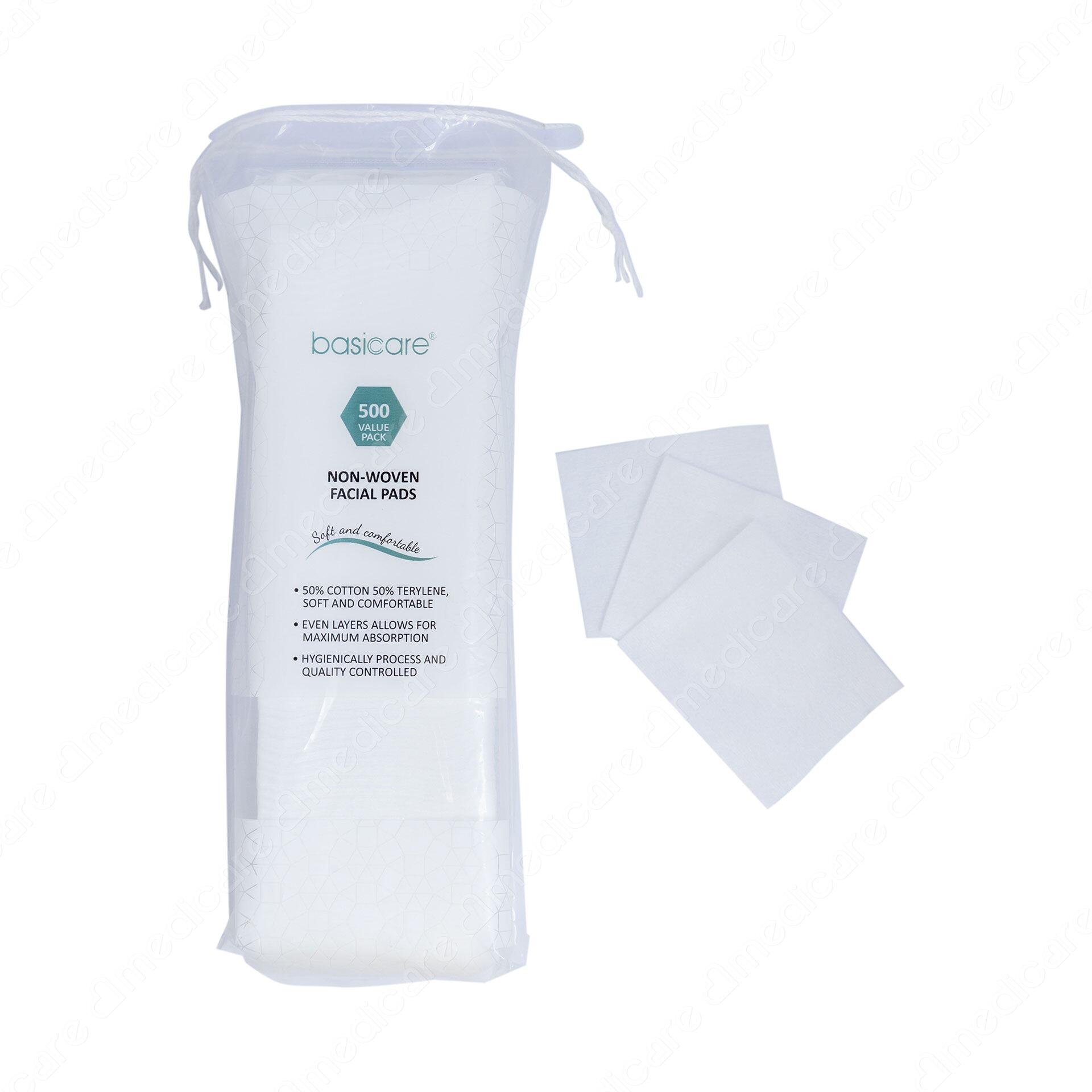 Bông Tẩy Trang BASICARE Siêu Mỏng giúp tiết kiệm nước cân bằng và nước tẩy trang, nước tẩy móng.