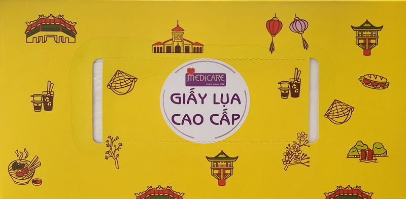 Giấy Lụa Cao Cấp MEDiCARE hộp 150 tờ