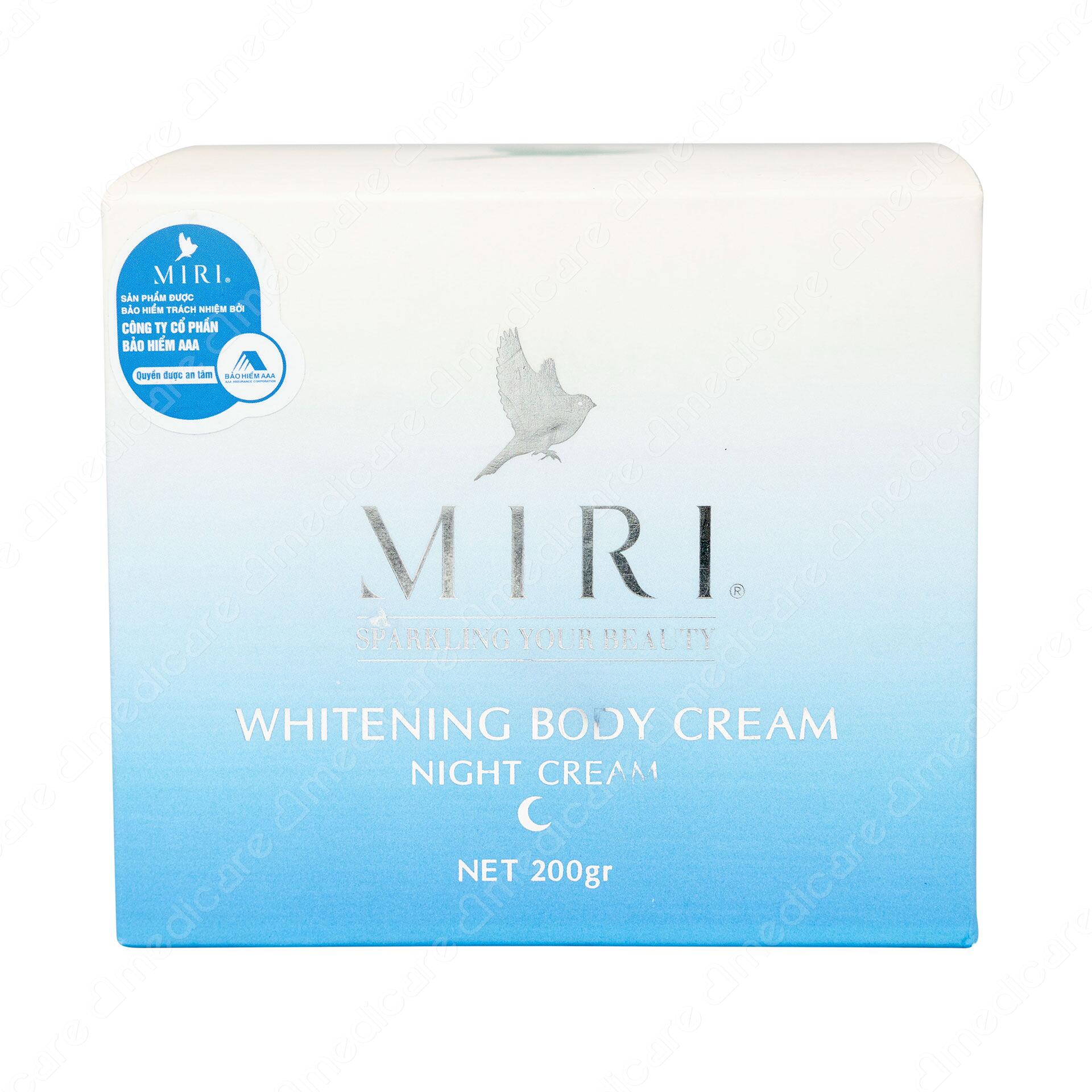 Kem Dưỡng Thể MIRI Sáng Da Ban Đêm | 200g