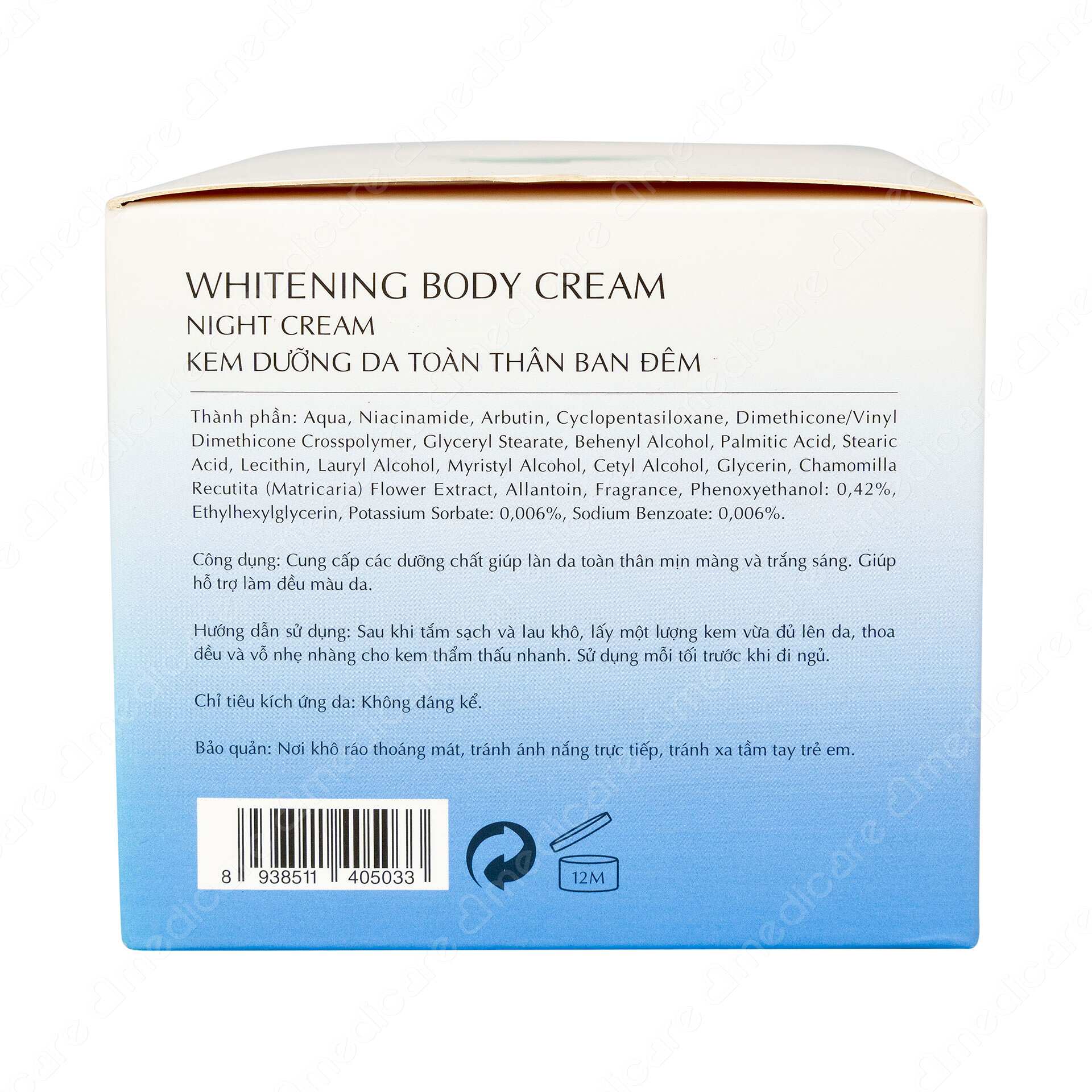 Vui lòng tham khảo thông tin trên bao bì sản phẩm