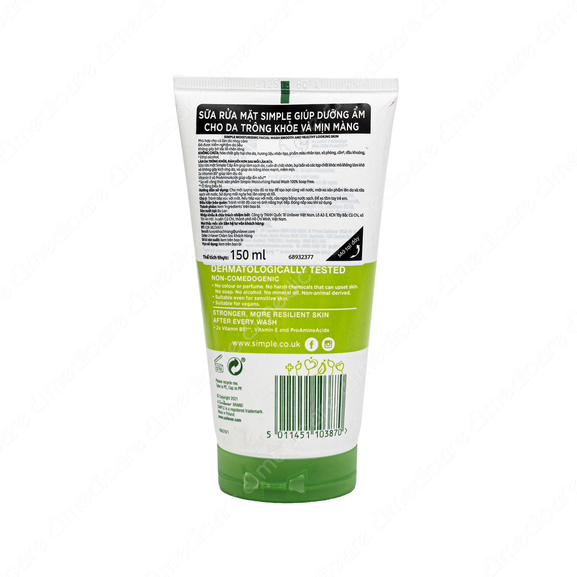 Vui lòng tham khảo thông tin trên bao bì sản phẩm