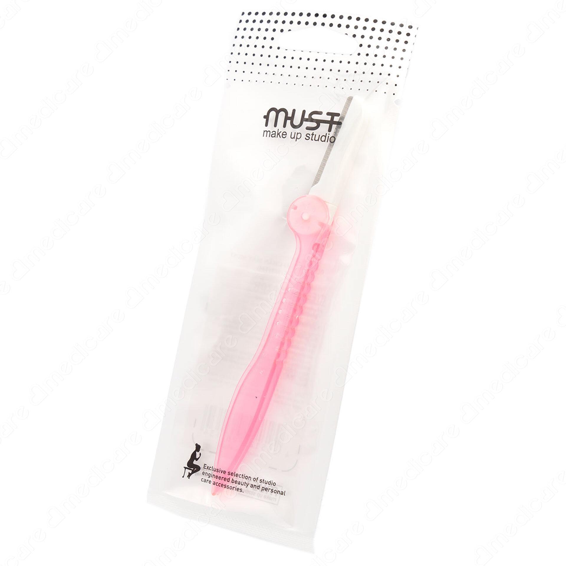 Dụng cụ cạo chân mày MUST 6313 giúp loại bỏ phần lông mày không mong muốn để định hình một đôi chân mày như ưng ý.