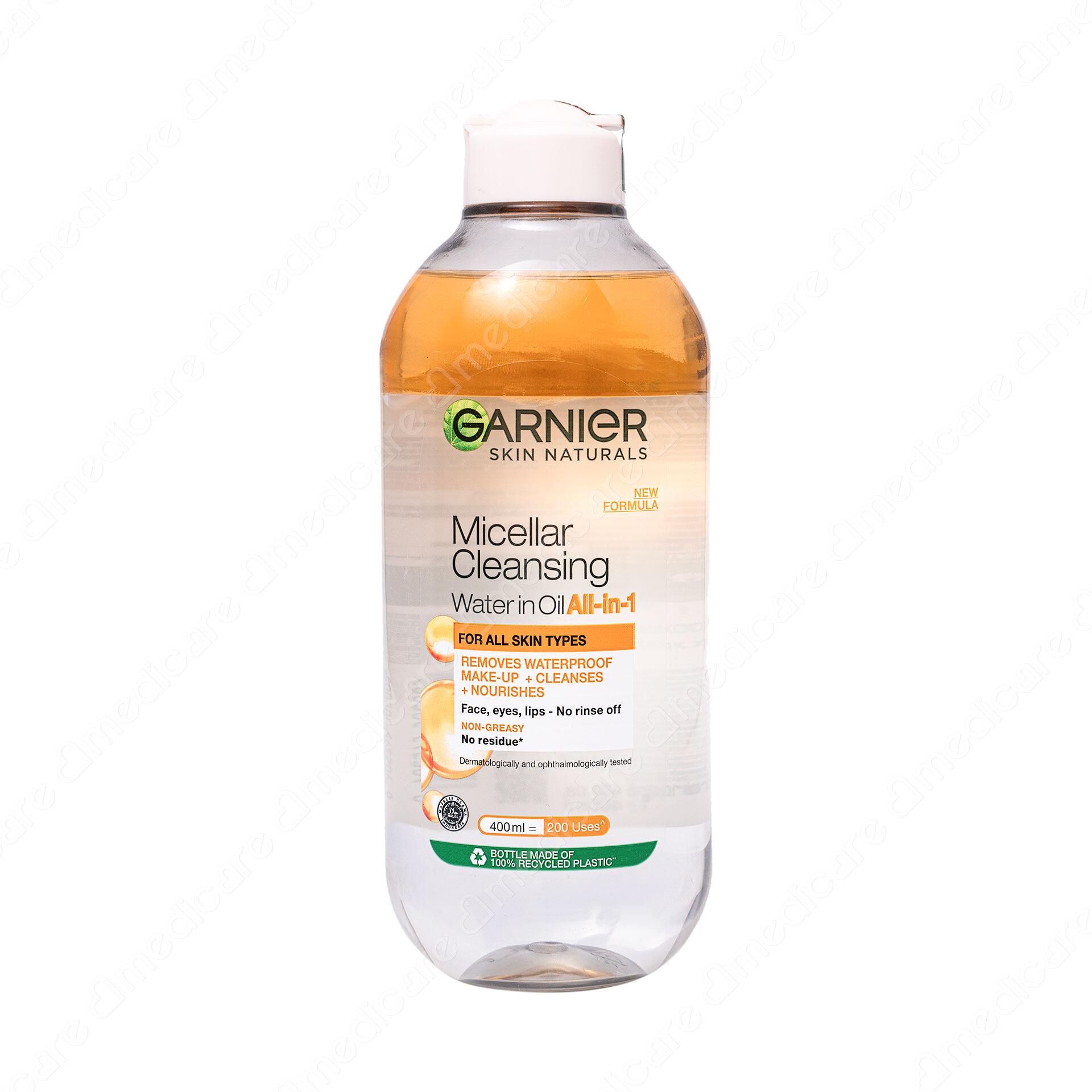 Nước Tẩy Trang GARNIER Làm Sạch Lớp Makeup Lâu Trôi | 400ml