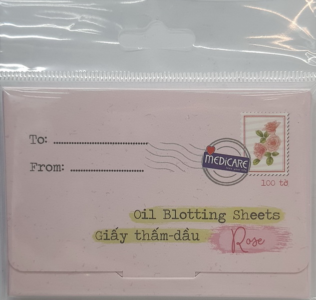 Giấy Thấm Dầu MEDiCARE Rose gói 100 tờ