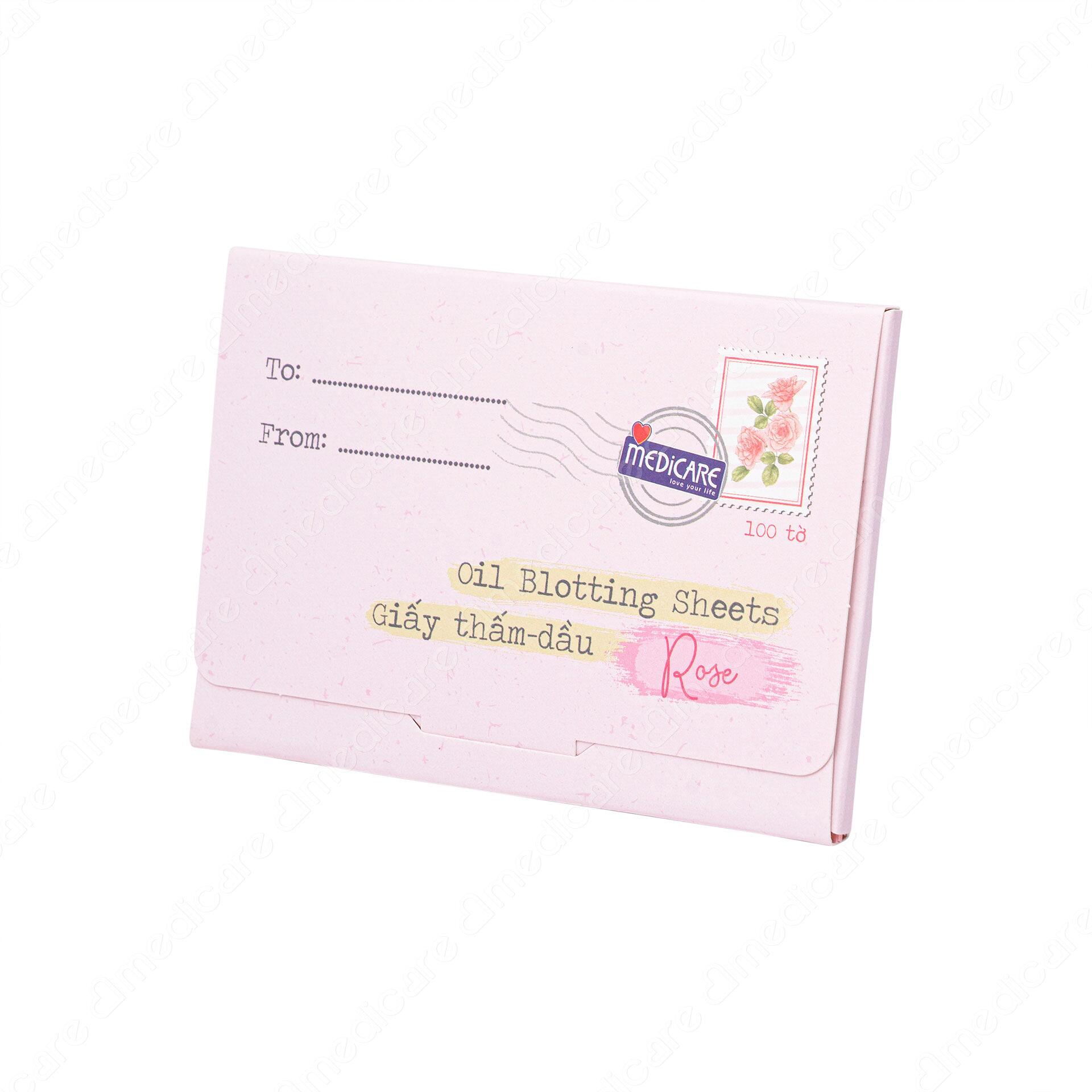 Giấy thấm dầu MEDiCARE hương hoa hồng dịu nhẹ giúp lấy đi lượng dầu thừa trên da mặt, làm sạch nhanh chóng bề mặt da, giữ cho da luôn khô thoáng, dễ chịu. Sản phẩm là sự lựa chọn phù hợp với những nàng da dầu và da hỗn hợp thường xuyên trong tình trạng bóng nhờn. 