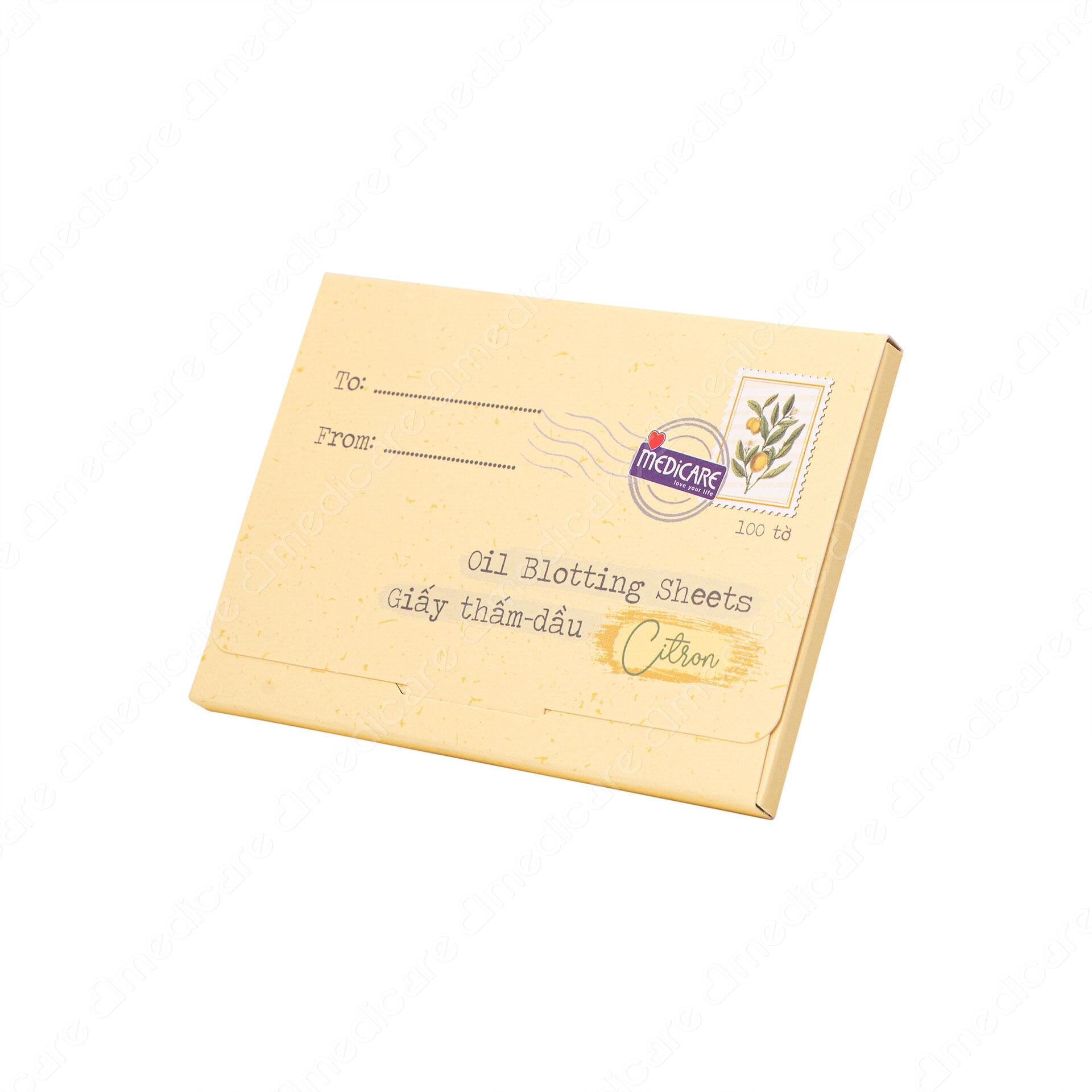 Giấy thấm dầu MEDiCARE hương thơm dịu nhẹ giúp lấy đi lượng dầu thừa trên da mặt, làm sạch nhanh chóng bề mặt da, giữ cho da luôn khô thoáng, dễ chịu. Sản phẩm là sự lựa chọn phù hợp với những nàng da dầu và da hỗn hợp thường xuyên trong tình trạng bóng nhờn. 