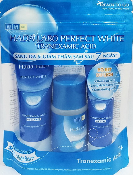Bộ Dưỡng Trắng HADA LABO Perfect White | 47g