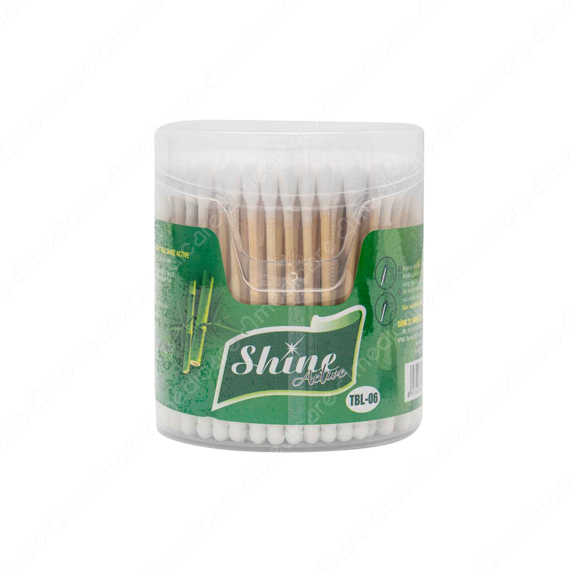 Tăm Bông SHINE ACTIVE Thân Trúc TBL06 200c