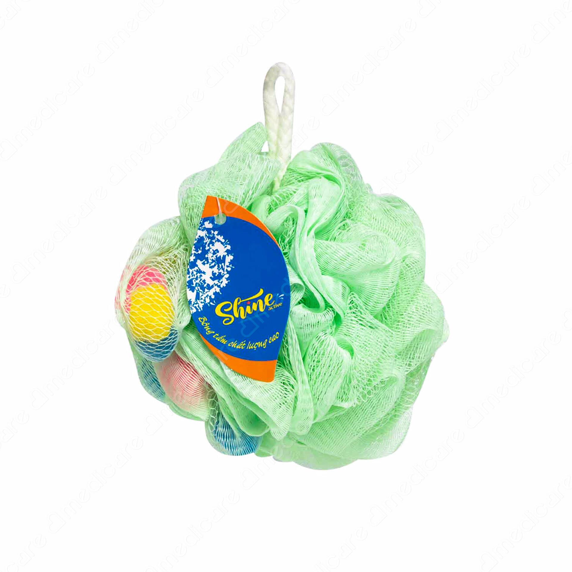 Bông Tắm Hoa Có Mút SHINE ACTIVE BT02
