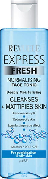 Nước Cân Bằng REVUELE Express Fresh Normalising Cho Da Hỗn Hợp và Da Dầu | 250ml