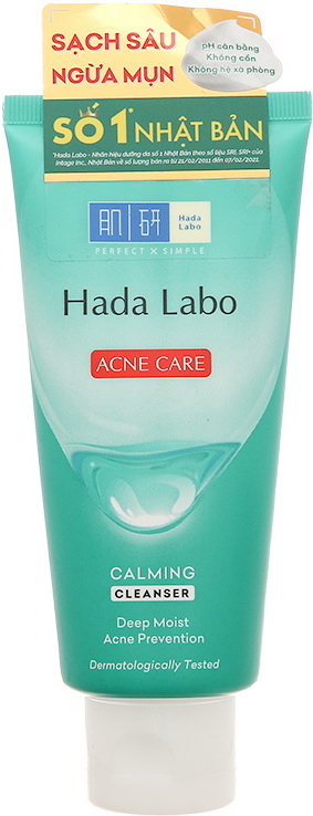 Kem Rửa Mặt HADA LABO Acne Care Calming | 80g