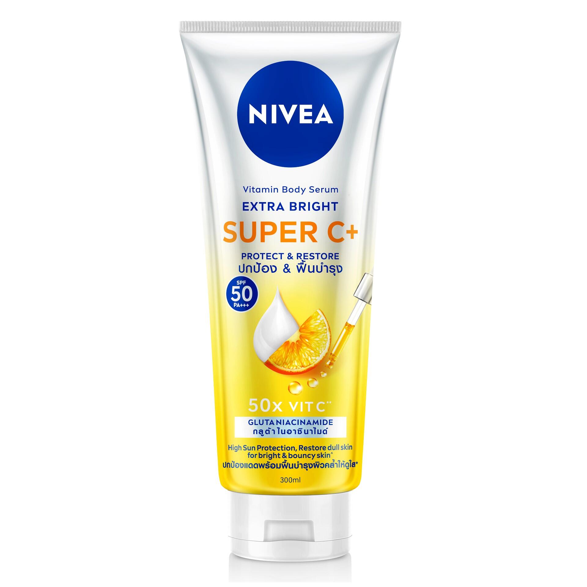 Sữa Dưỡng Thể NIVEA Vitamin Body Serum Extra Bright Super C+ | 300ml