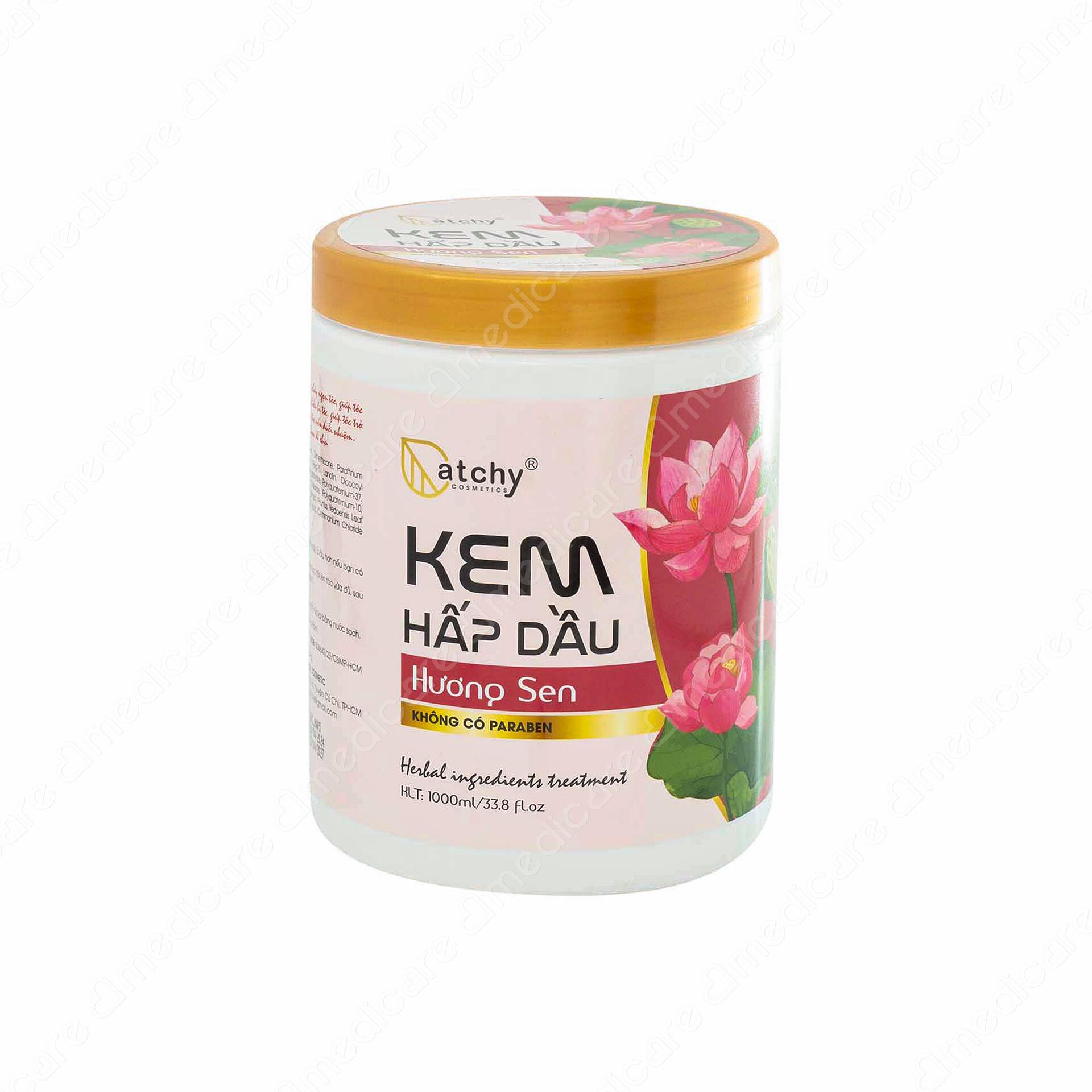 Kem Hấp Dầu CATCHY Hương Sen | 1000ml