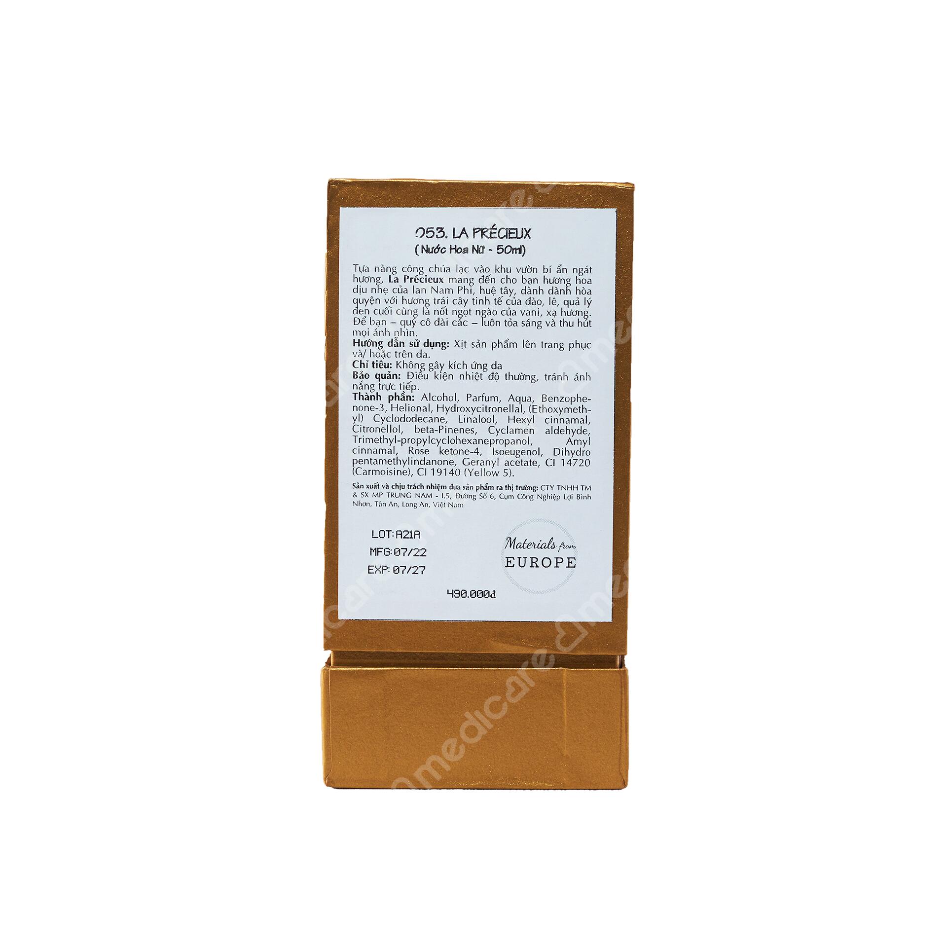 Vui lòng tham khảo thông tin trên bao bì sản phẩm