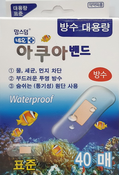 Băng Dán Cá Nhân MOMSDERM Neo Aqua Bandage Chống Thấm Nước hộp 40 cái