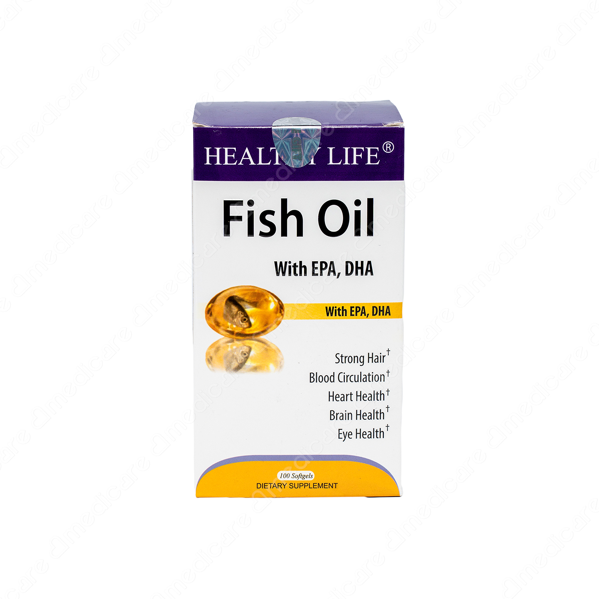 TPBVSK Viên Uống HEALTHY LIFE Fish Oil Bổ sung Omega3 | 100 viên