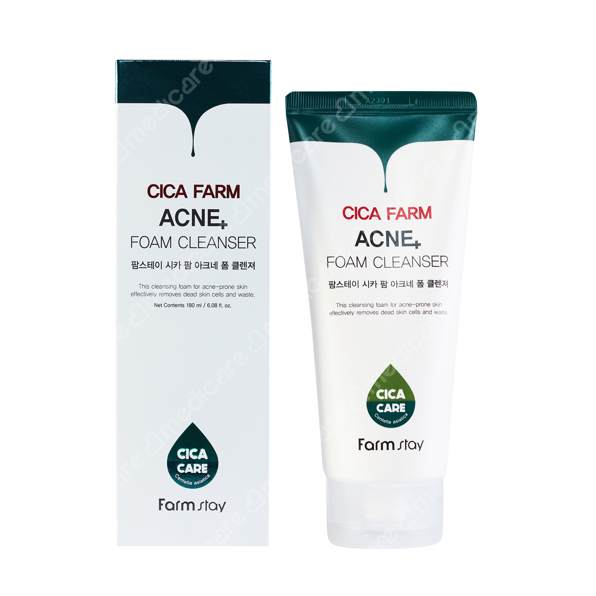 Sữa Rửa Mặt FARMSTAY Cica Farm Ngừa Mụn | 180ml