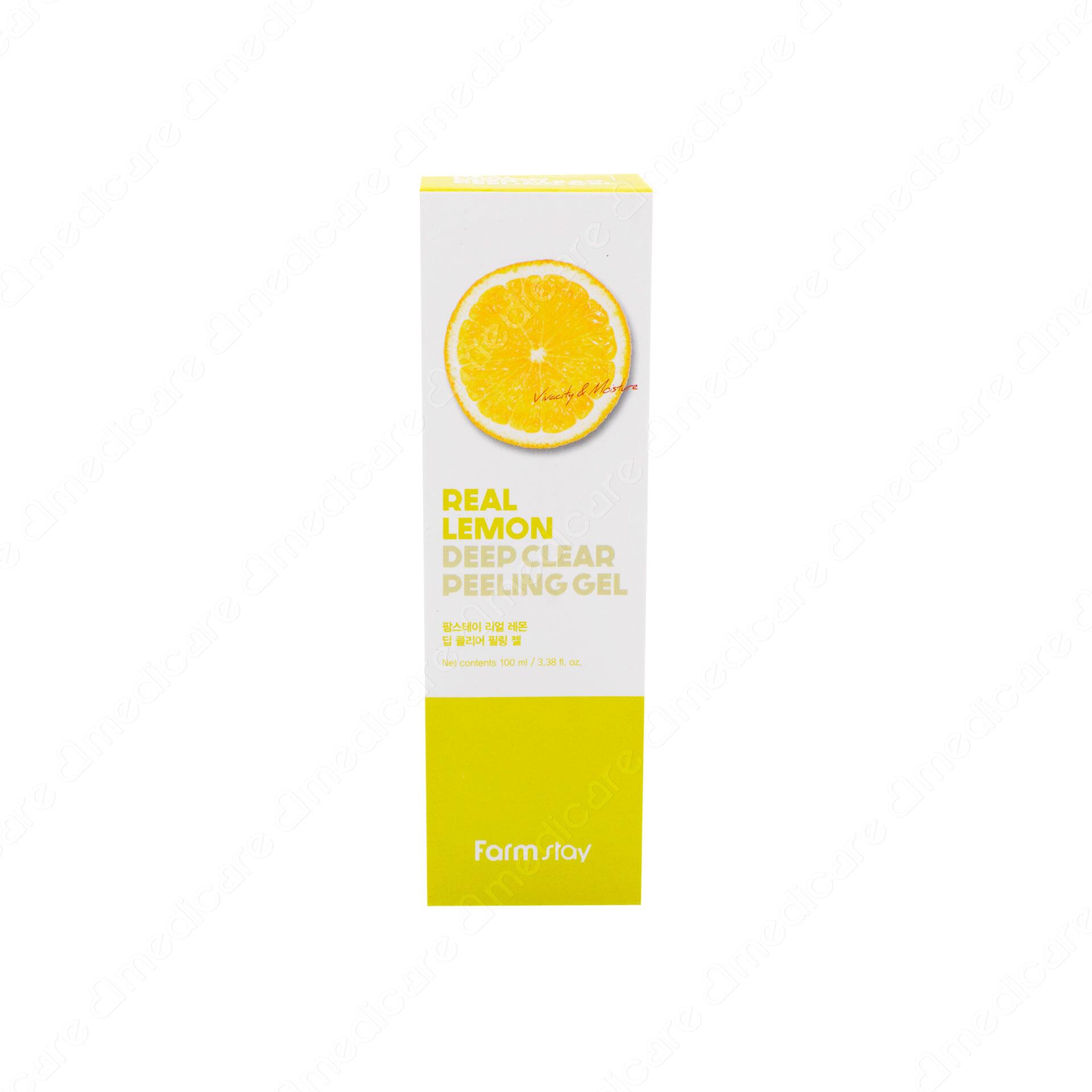 Gel Tẩy Tế Bào Chết FARMSTAY Real Lemon | 100ml