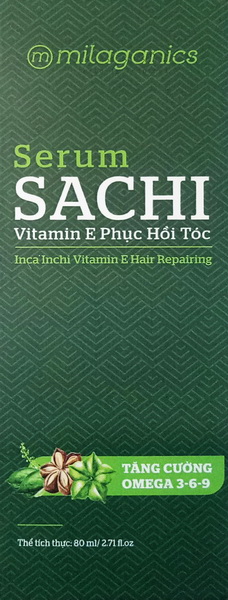 Serum MILAGANICS Sachi Vitamin E Phục Hồi Tóc | 80ml